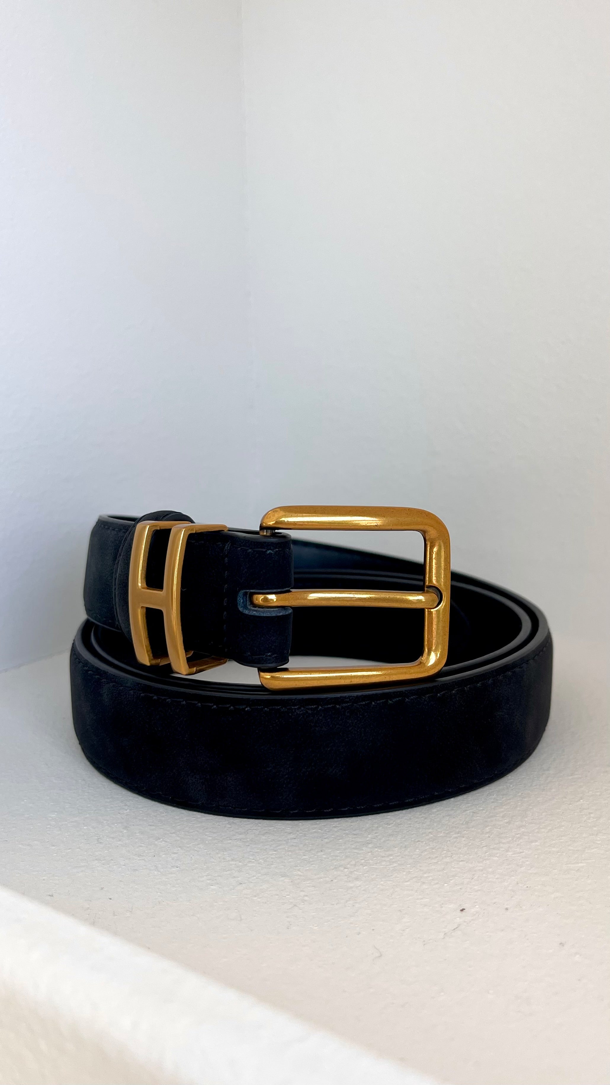 Lara Leather Belt - Black - Billy J