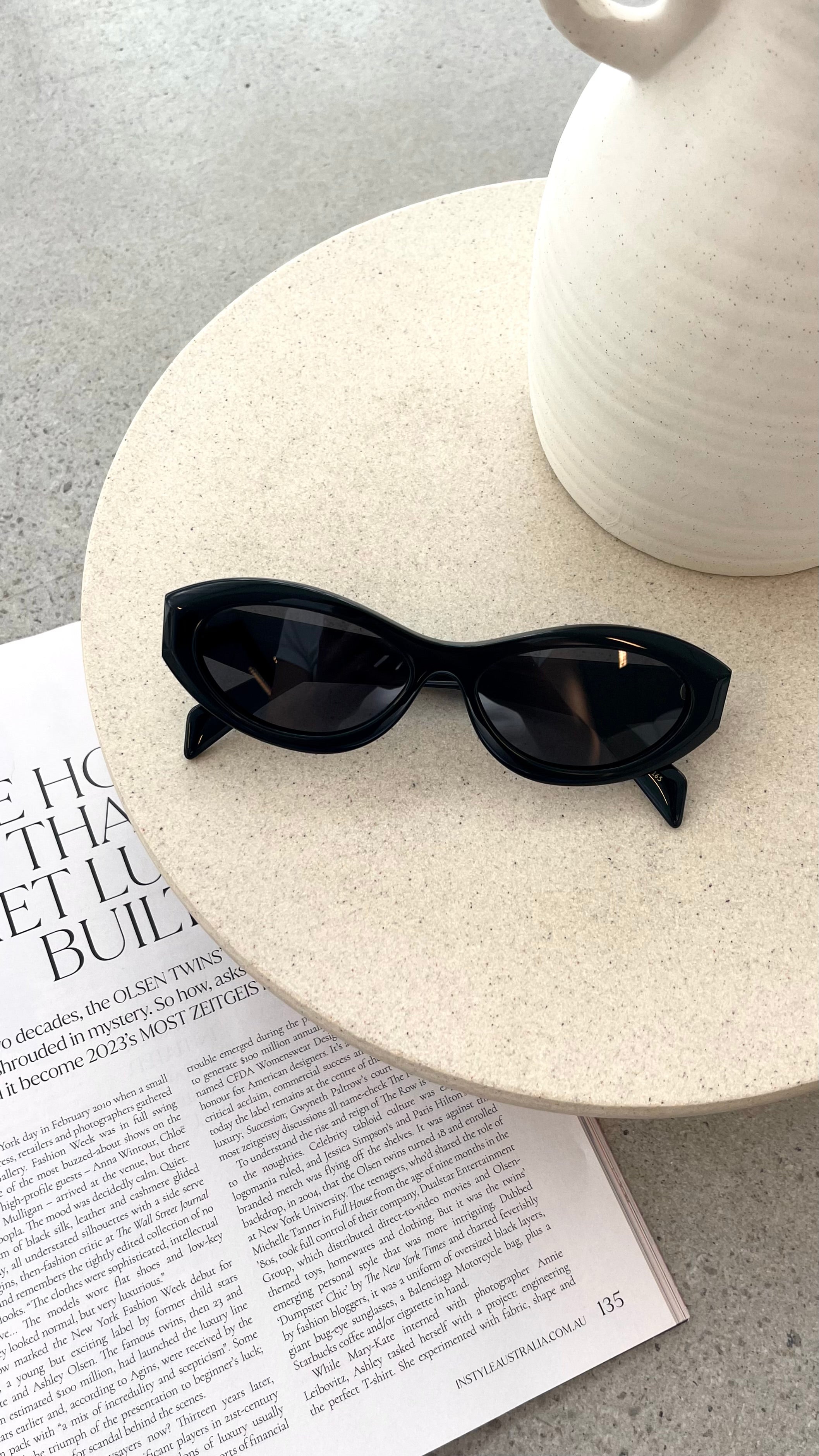 The Selita Sunglasses - Black Jet - Billy J