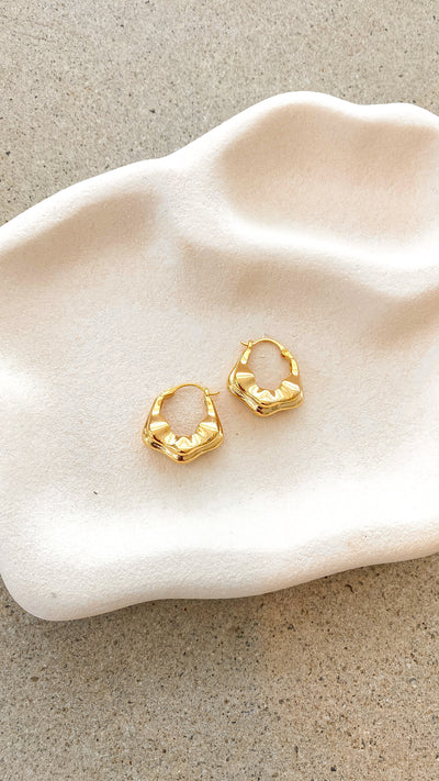 Load image into Gallery viewer, Jaetyn Earrings - Gold - Billy J
