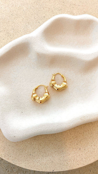 Load image into Gallery viewer, Jaetyn Earrings - Gold - Billy J
