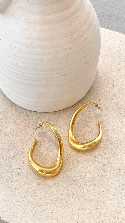 Load image into Gallery viewer, Eastwood Earrings - Gold - Billy J
