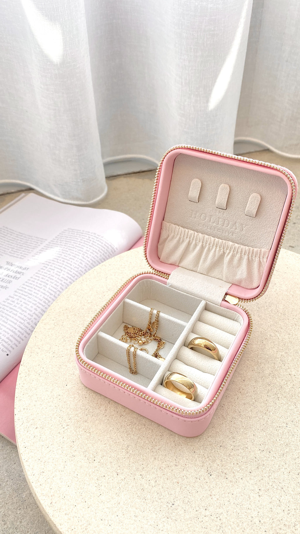 April Jewellery box - Pale Pink - Billy J