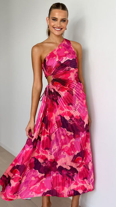 Load image into Gallery viewer, Laken Maxi Dress - Pink Floral - Billy J
