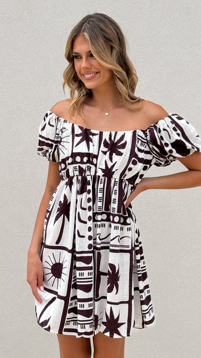 Load image into Gallery viewer, Caesarea Mini Dress - Tuscany - Billy J
