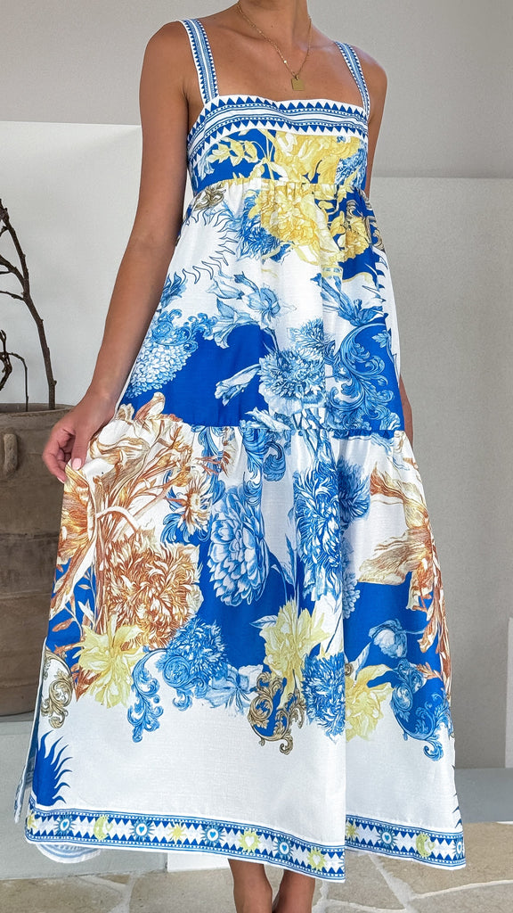 Saleema Maxi Dress - Blue Doll - Billy J