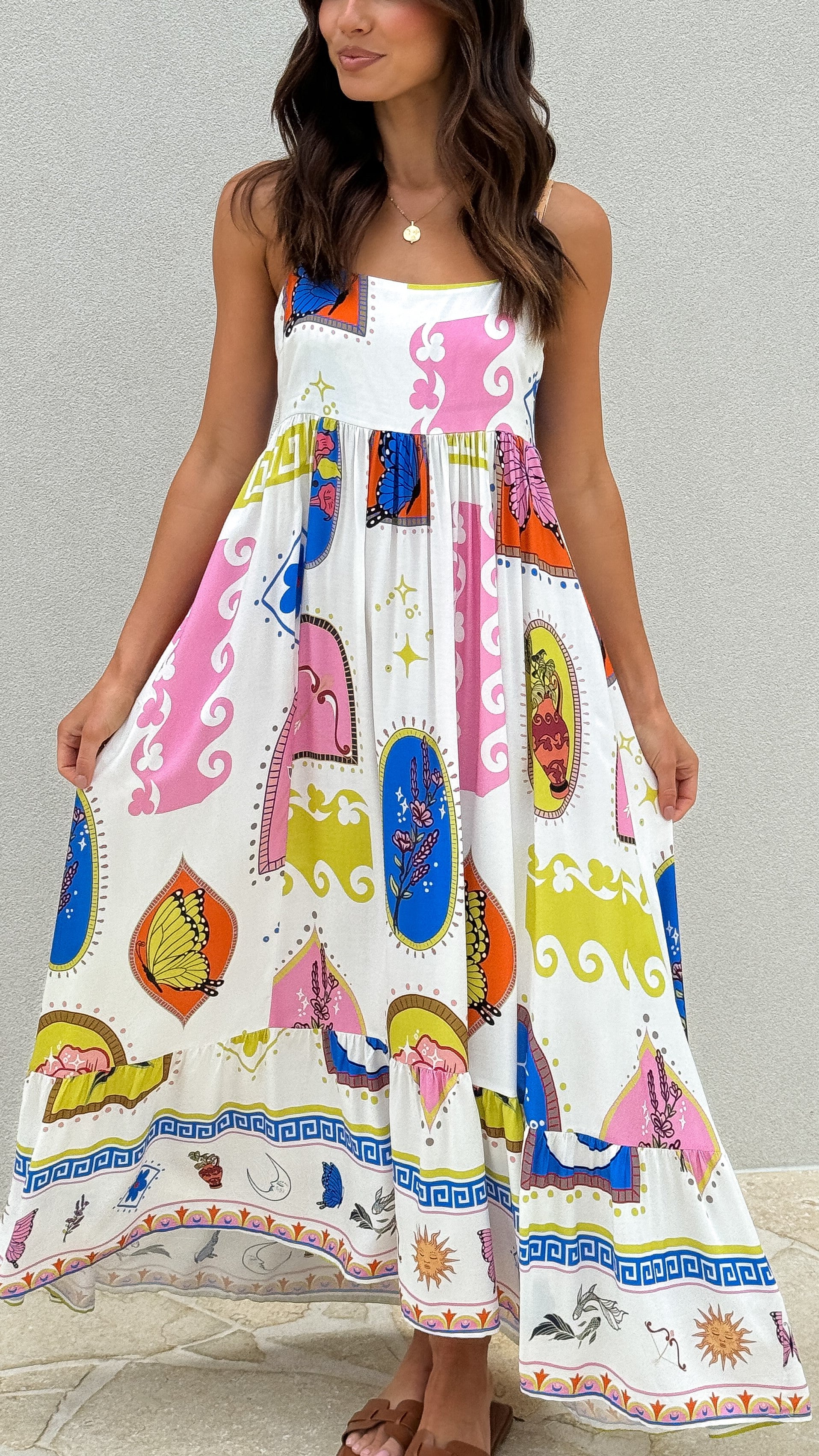 Sylvie Maxi Dress - Sunetta Print - Billy J