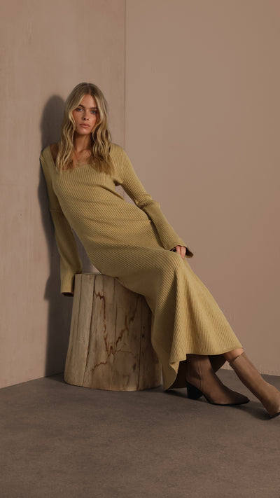 Load image into Gallery viewer, Doja Maxi Dress - Mustard - Billy J
