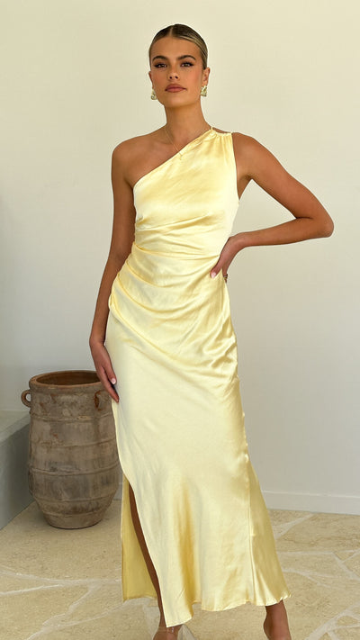 Load image into Gallery viewer, Jenna Maxi Dress - Yellow - Billy J
