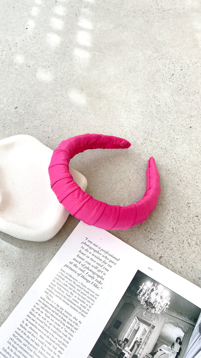 Load image into Gallery viewer, Betty Headband - Hot Pink - Billy J
