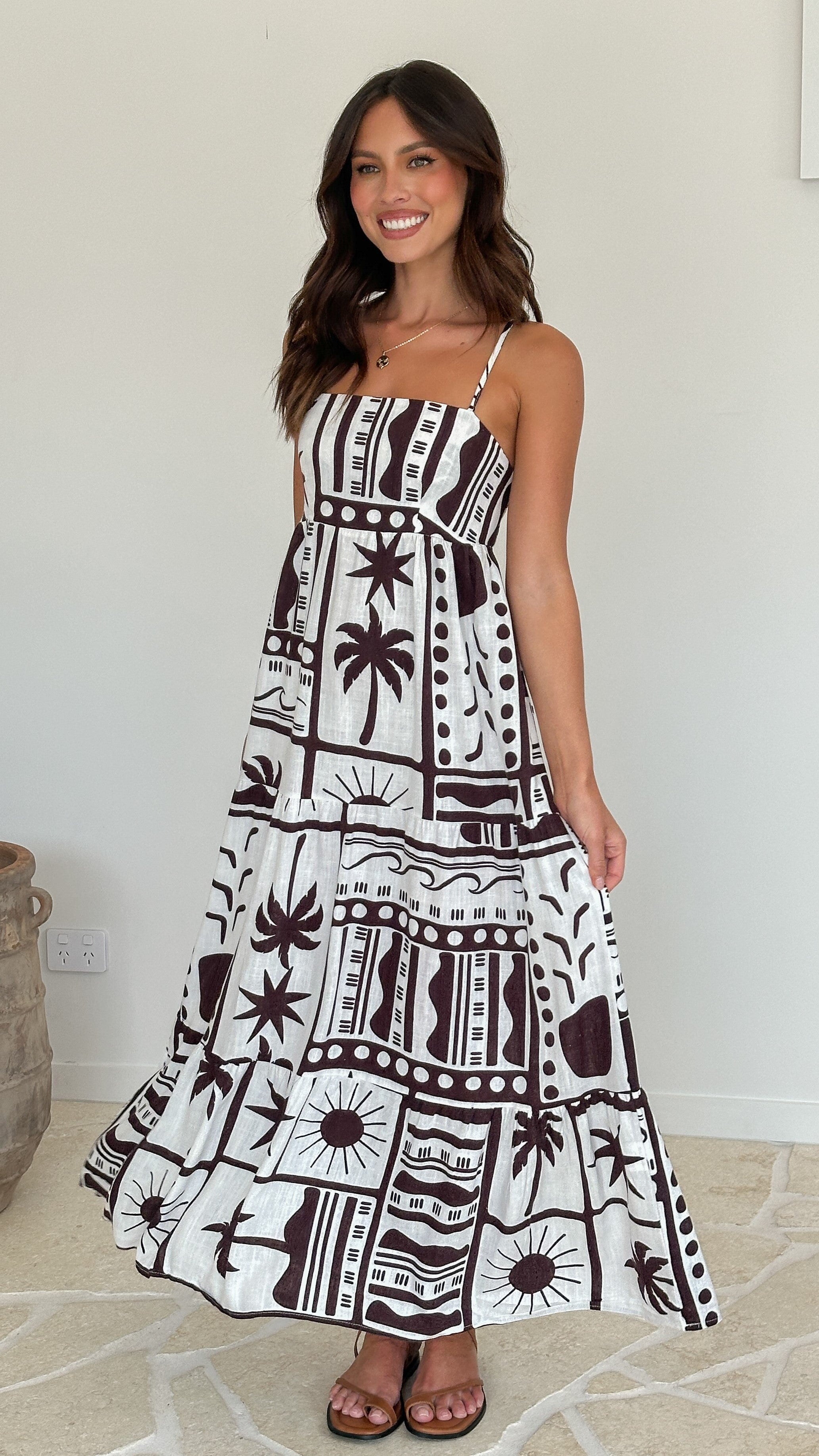 Rachel Maxi Dress - Tuscany - Billy J