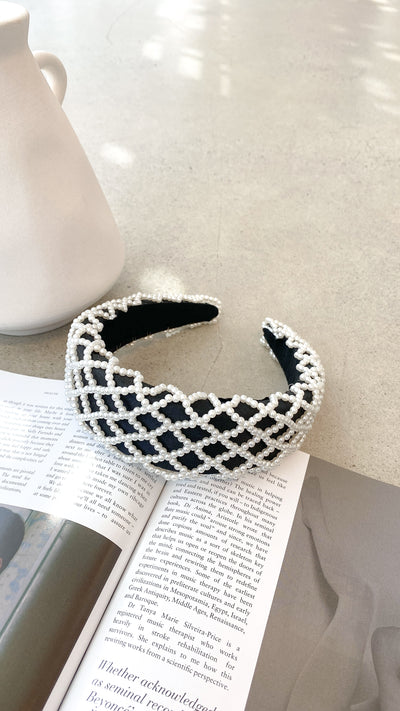 Load image into Gallery viewer, Valencia Headband - Black - Billy J
