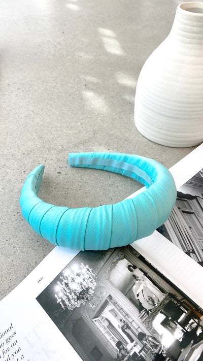 Load image into Gallery viewer, Betty Headband - Blue - Billy J
