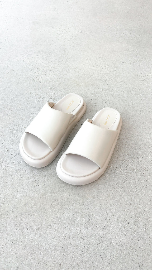 Thea Slide - Bone Leather - Billy J