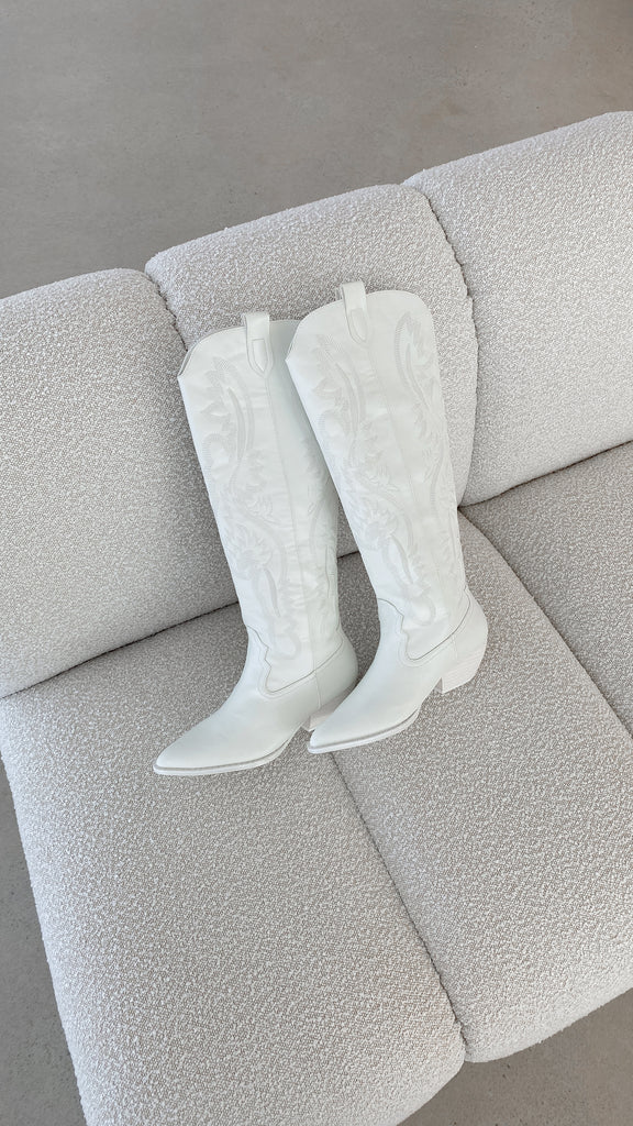 Wilden Boots - White - Billy J