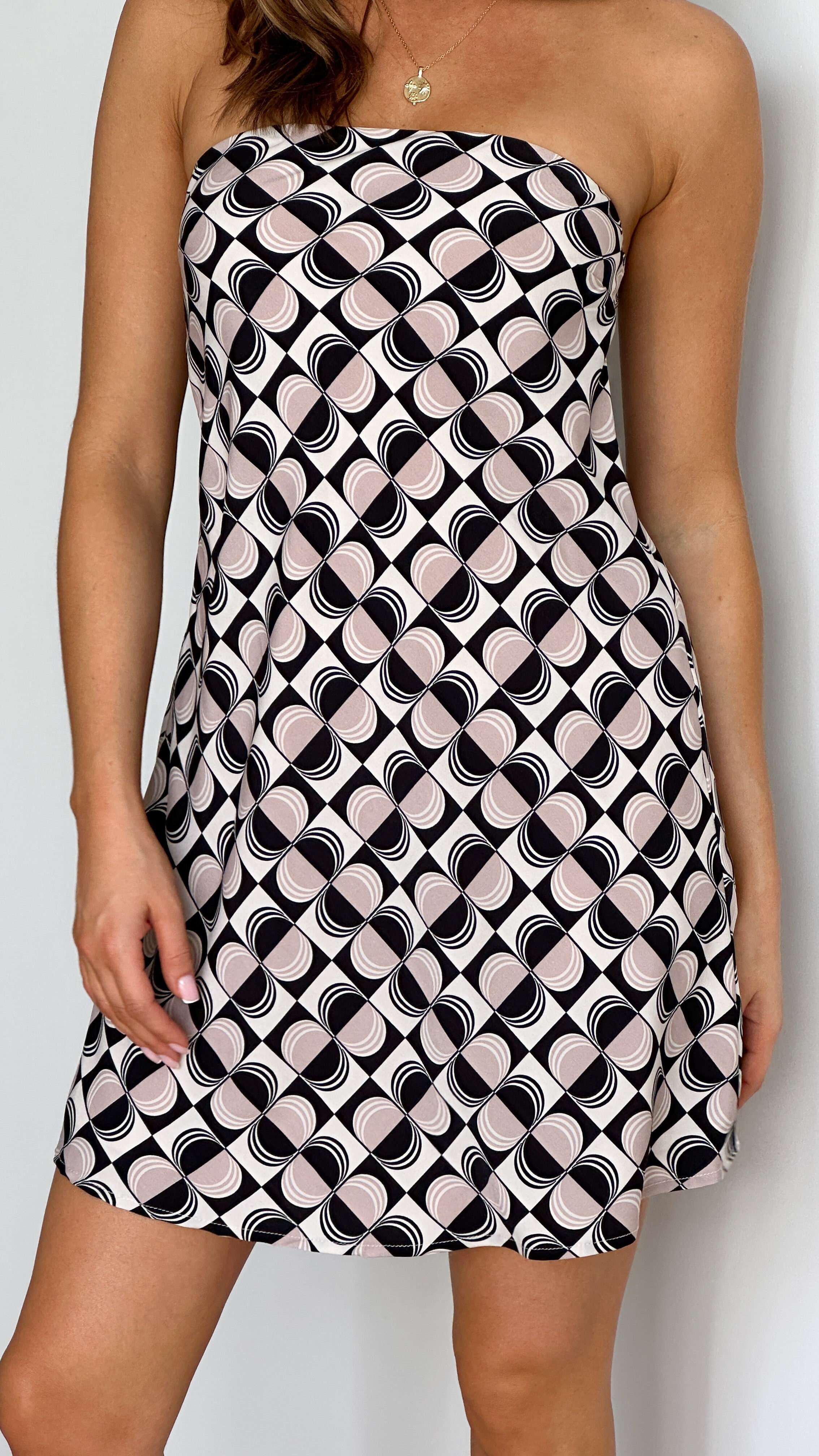 Chia Mini Dress - Palermo Print - Billy J