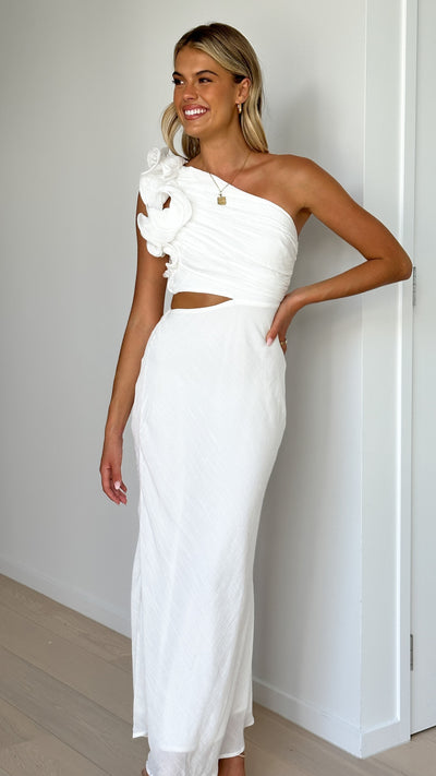 Load image into Gallery viewer, Amina Maxi Dress - White - Billy J
