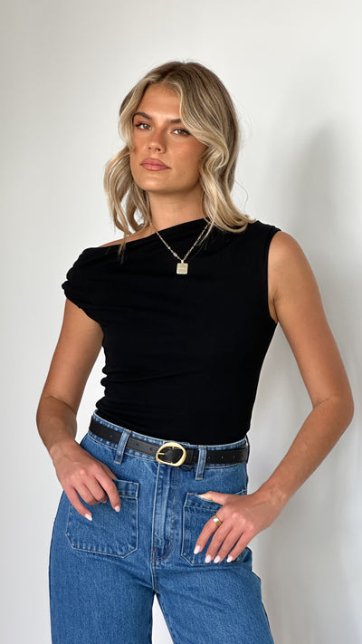 Load image into Gallery viewer, Elva Top - Black - Billy J
