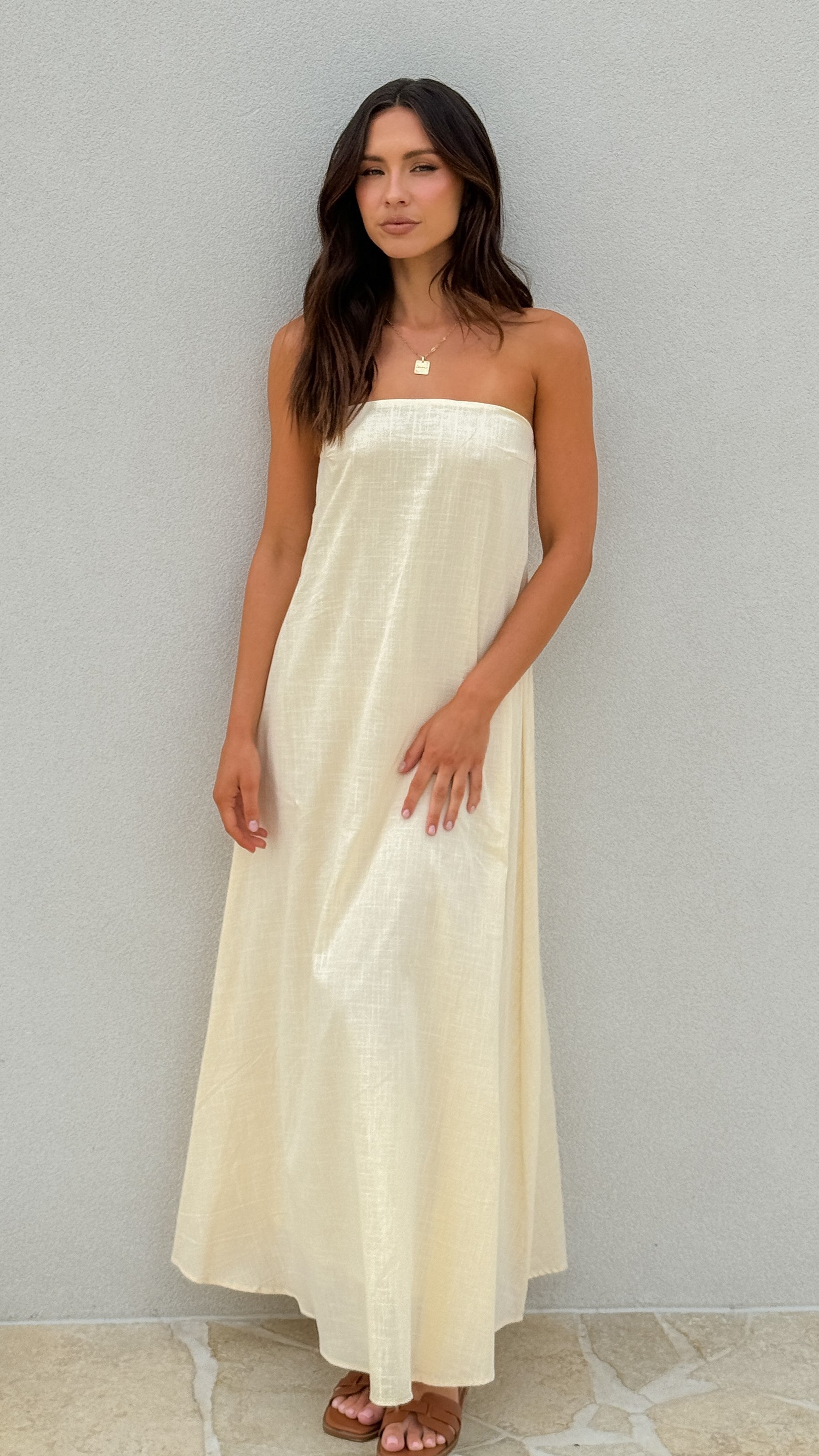 Connie Maxi Dress - Butter - Billy J