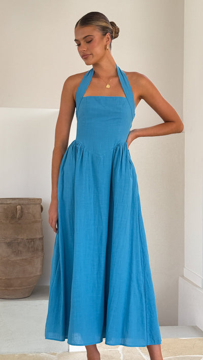 Load image into Gallery viewer, Caden Maxi Dress - Cobalt Blue - Billy J
