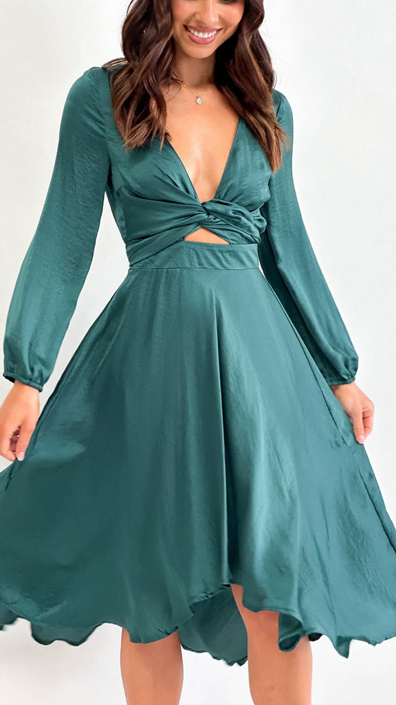 Starry Nights Dress - Emerald - Billy J