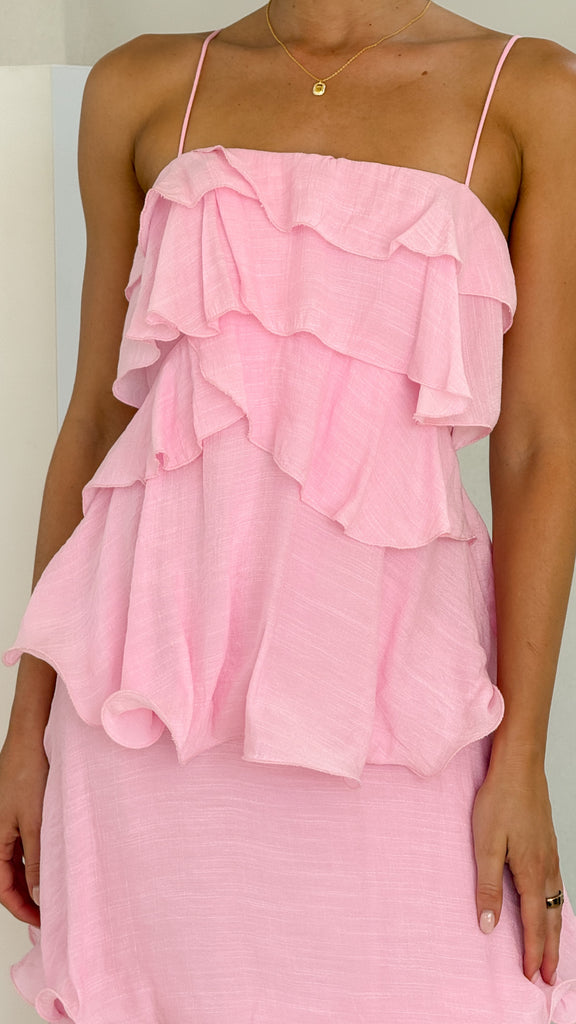 Brookie Maxi Dress - Pink - Billy J