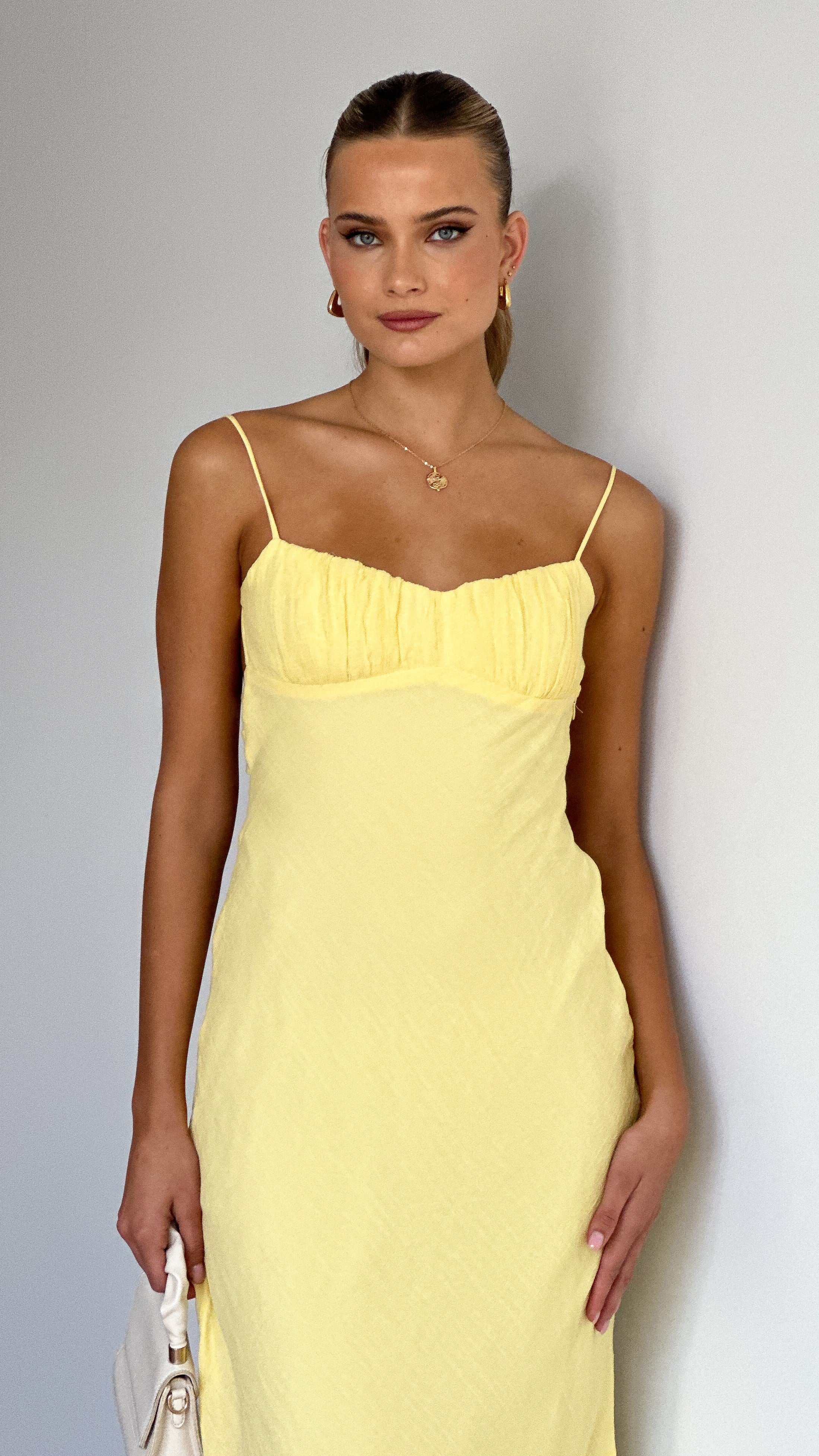 Galina Maxi Dress - Yellow - Billy J