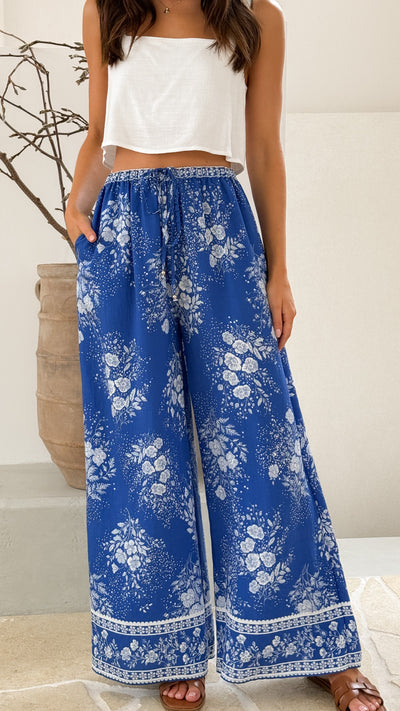 Load image into Gallery viewer, Vasha Pants - Blue Twilight - Billy J
