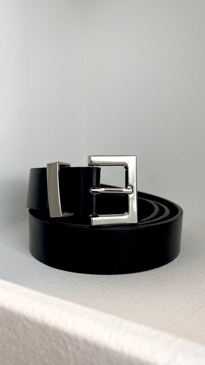 Load image into Gallery viewer, Valarae Belt - Black / Silver - Billy J
