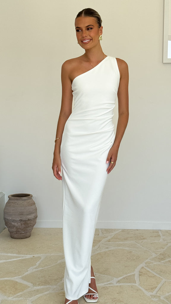 Cataleya Maxi Dress - White - Billy J