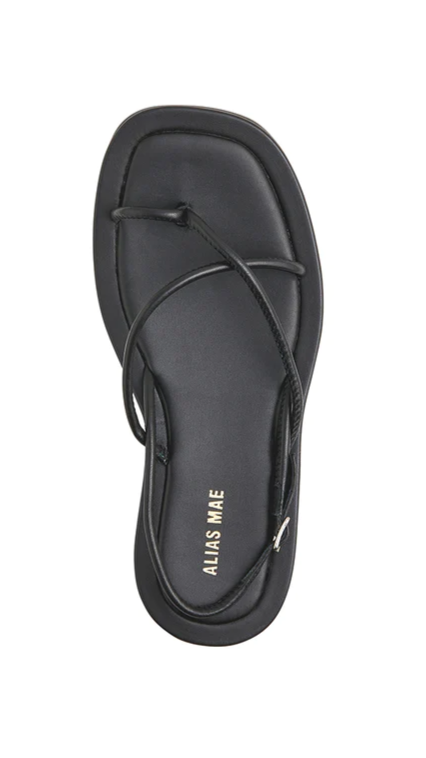 Kendall Sandal - Black Leather - Billy J