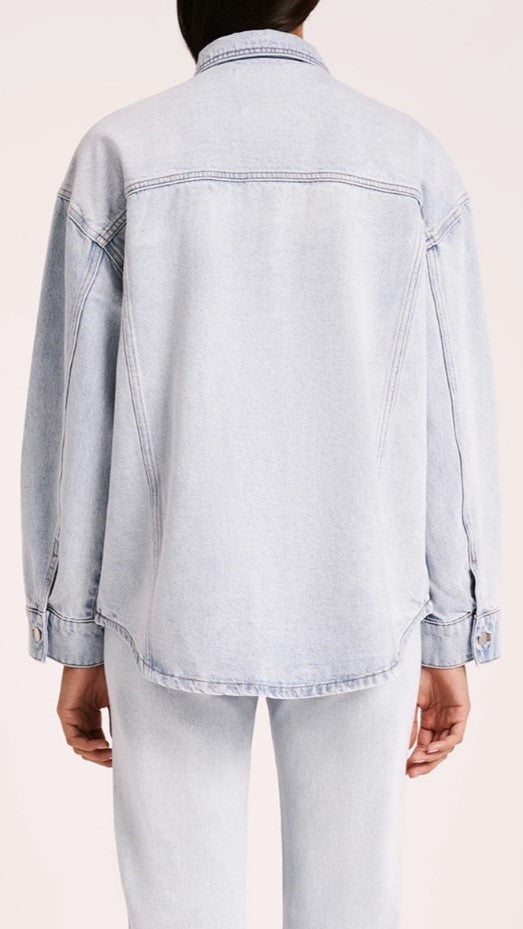 Organic Denim Jacket - Clear Blue - Billy J