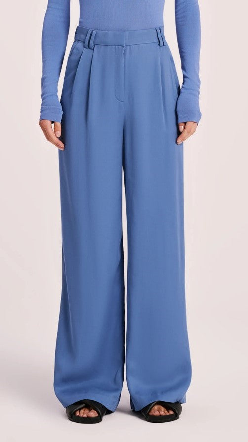 Iris Tencel Pant - Cerulean - Billy J