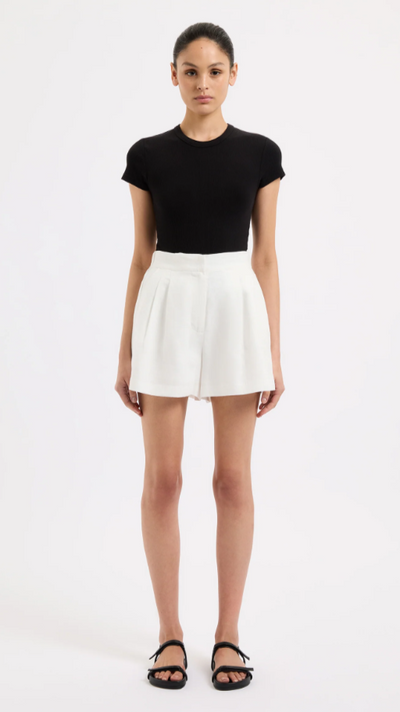 Load image into Gallery viewer, Thilda Tailored Short - White - Billy J
