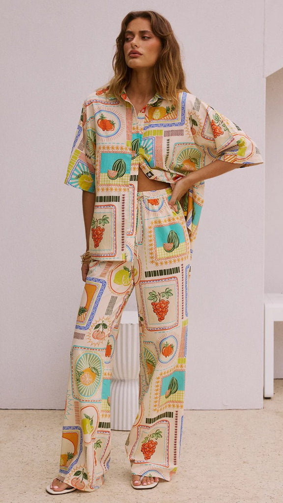 Montara Pant - Agata Print - Billy J