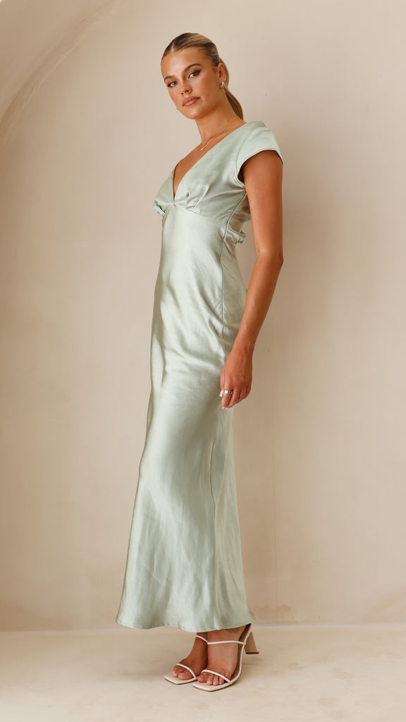 Amelia Maxi Dress - Sage - Billy J