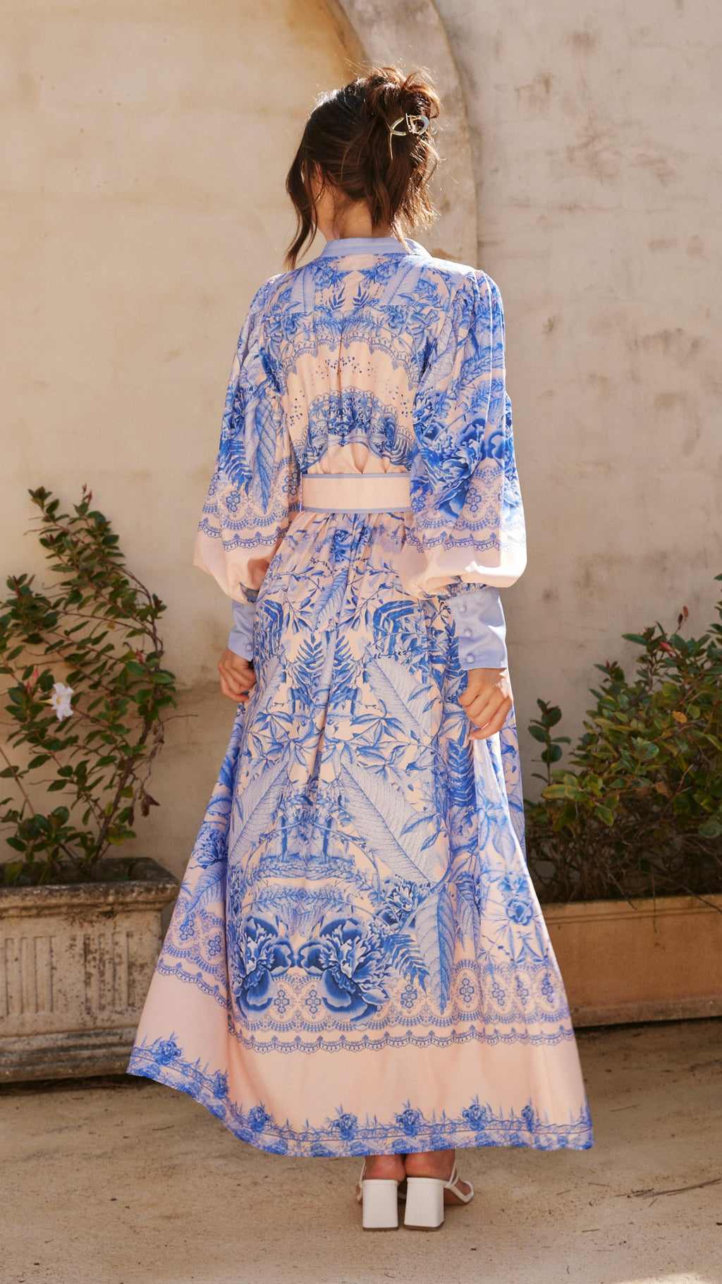 Taia Maxi Dress - Madeline Blue - Billy J