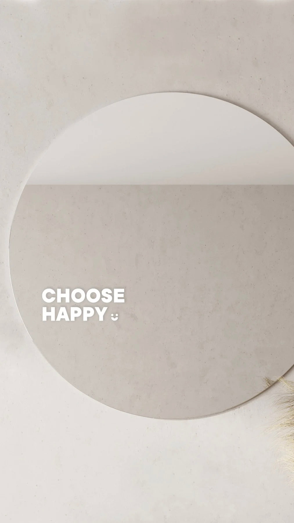 Choose Happy - Affirmation Mirror Sticker - Billy J