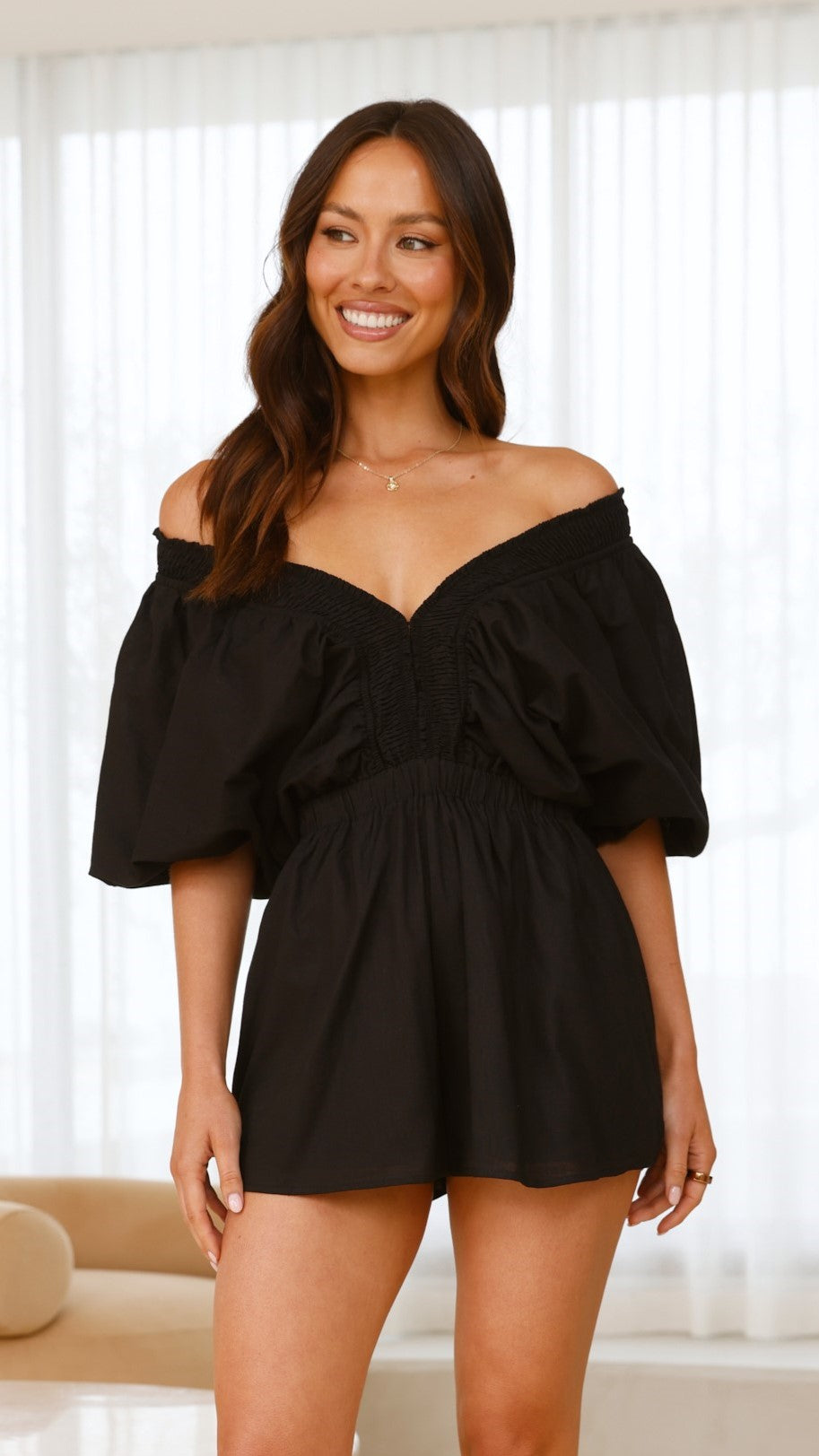 Carson Playsuit - Black - Billy J