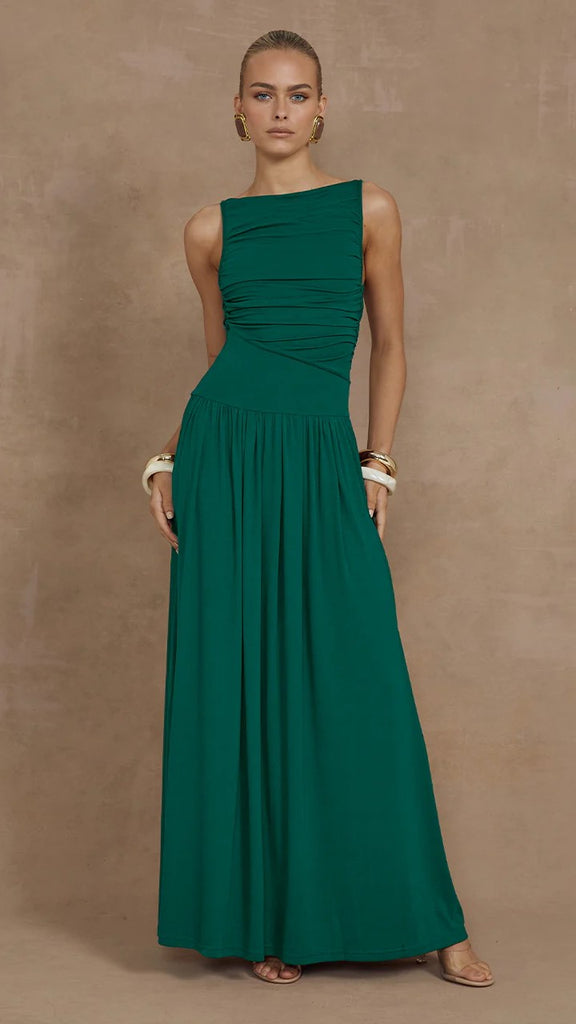 Nalla Maxi Dress - Emerald - Billy J