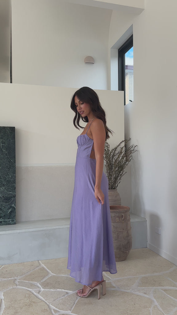 Rahima Maxi Dress - Lilac - Billy J