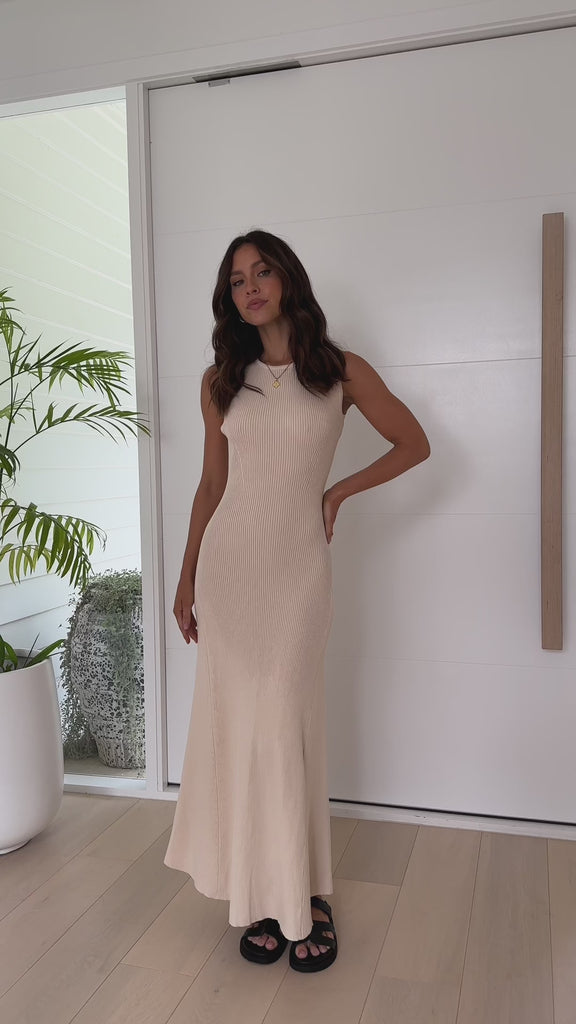 Kadija Maxi Dress - Cream - Billy J