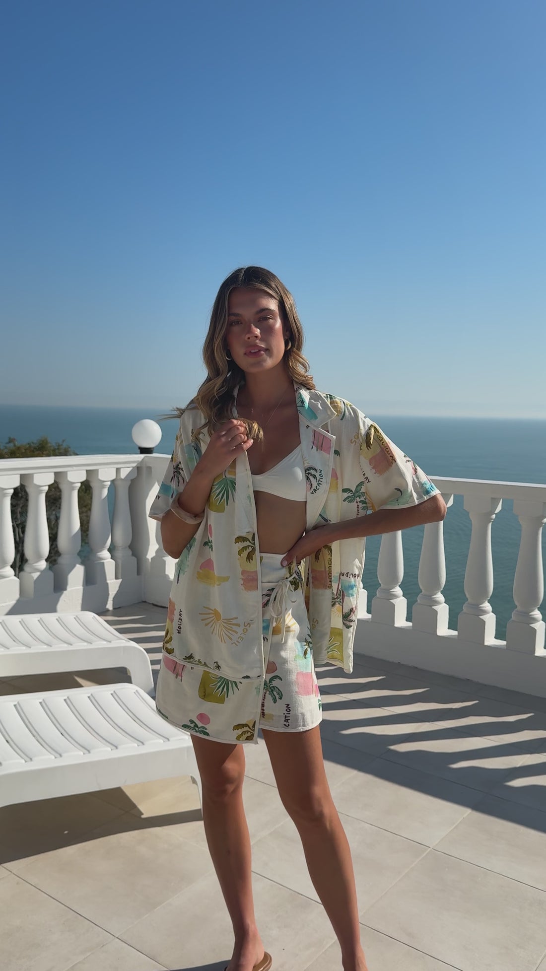 Maija Mini Skirt - Helia Print - Billy J