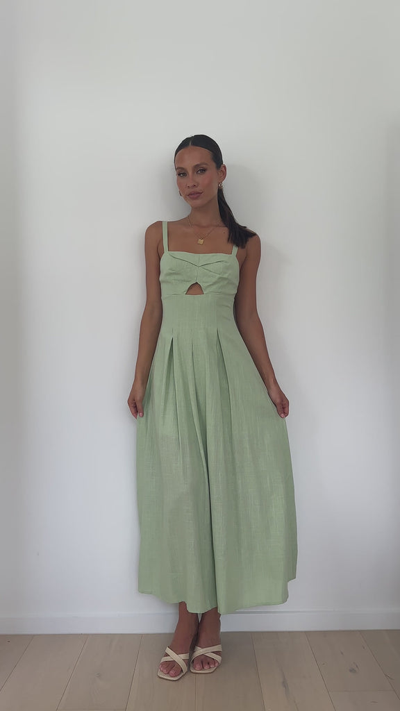 Shaylee Maxi Dress - Sage - Billy J