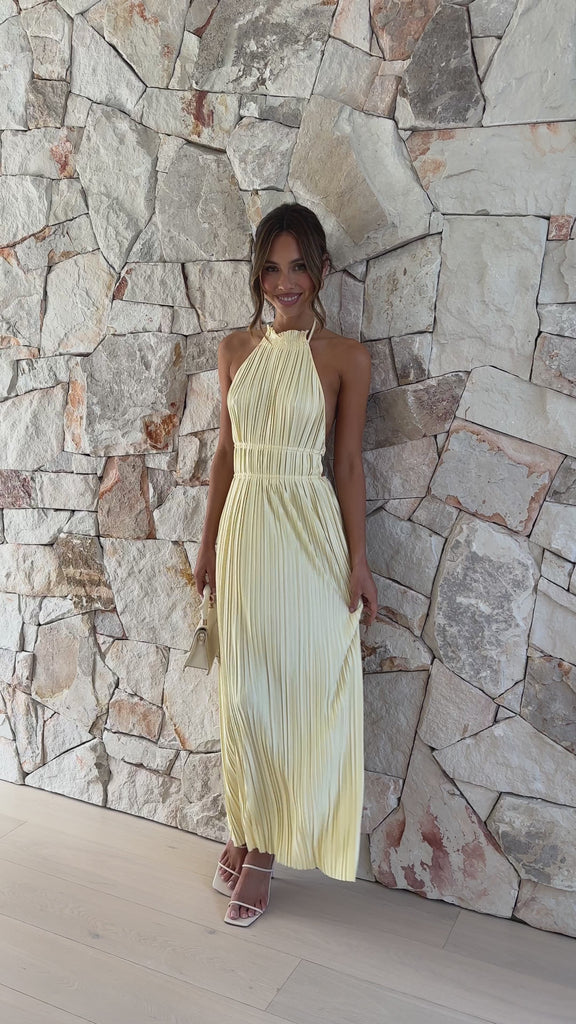 Frances Maxi Dress - Yellow - Billy J