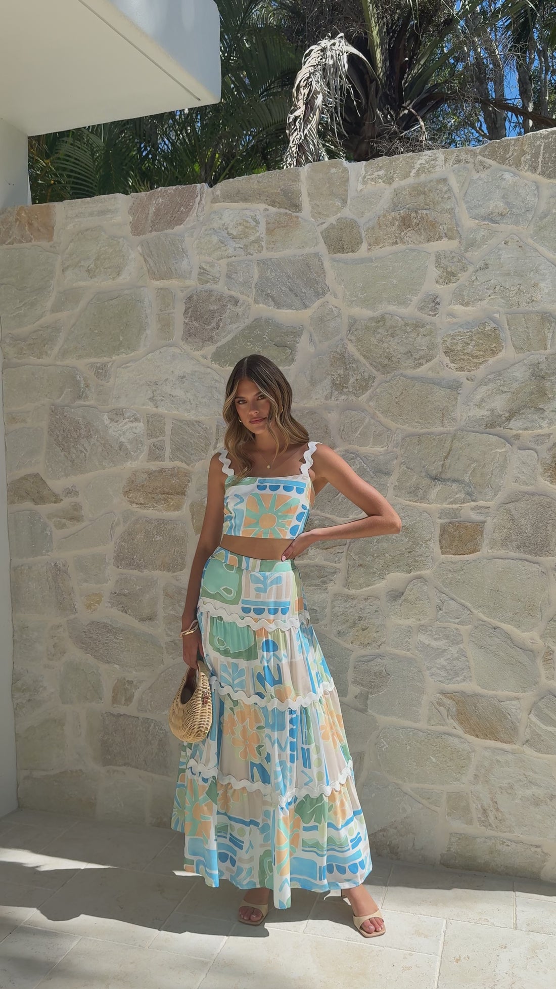 Talida Crop Top - Summer Breeze - Billy J