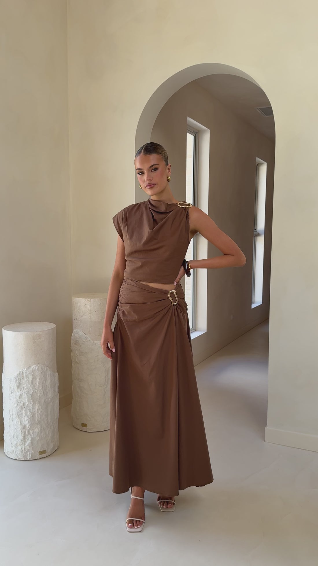 Delphine Top - Chocolate - Billy J