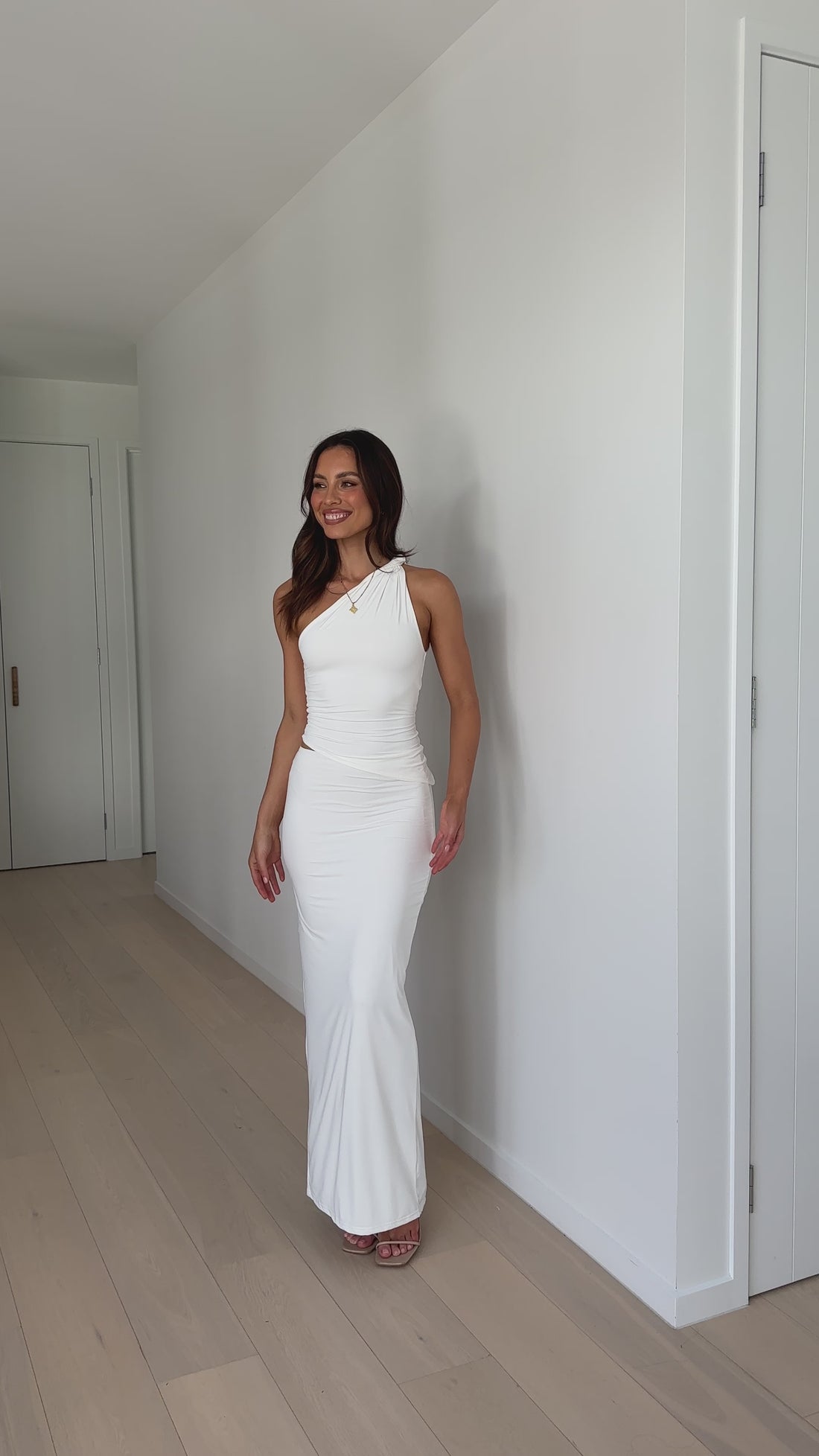 Cabo Maxi Skirt - White - Billy J