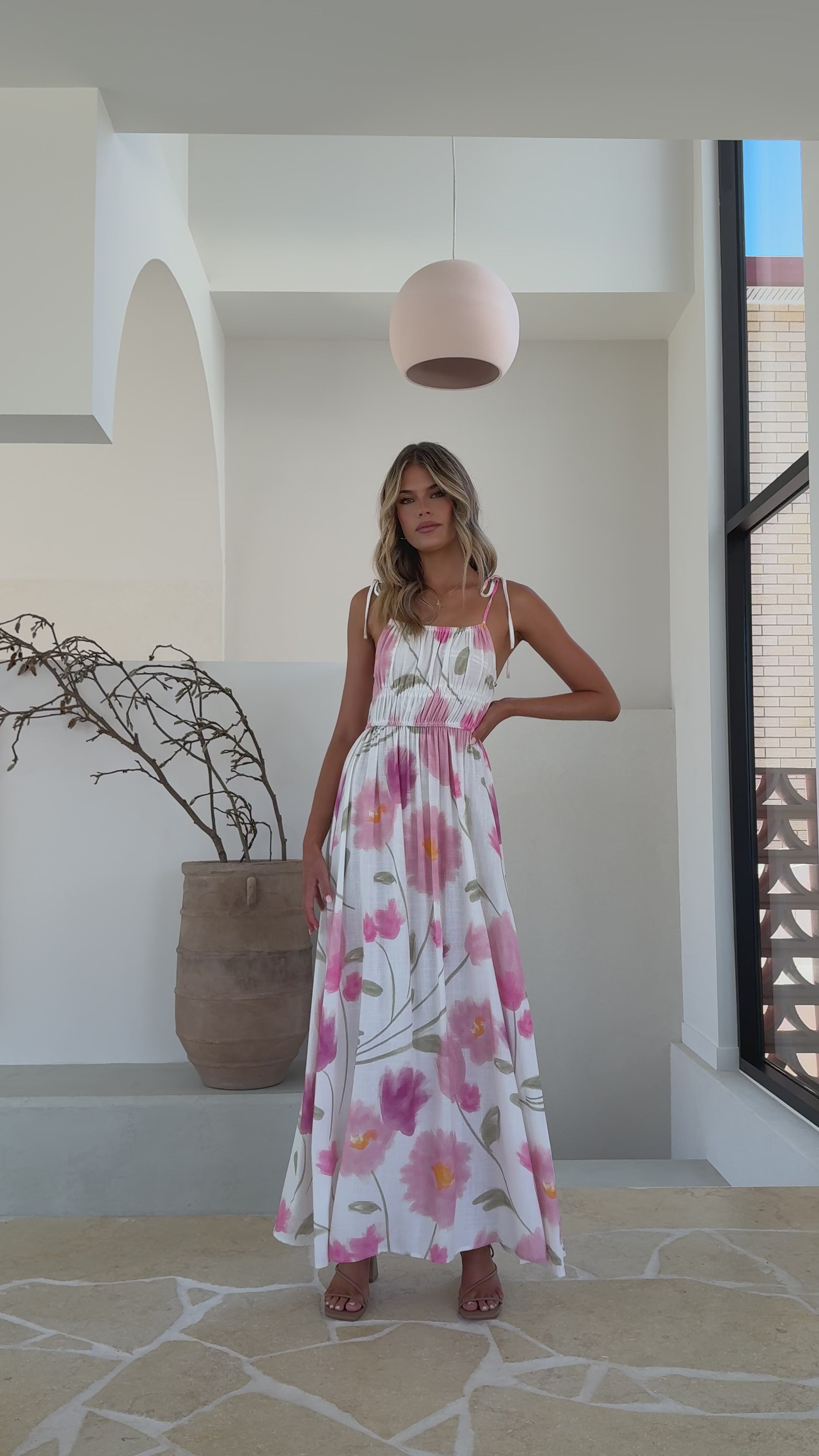 Usra Maxi Dress - Blossom - Billy J