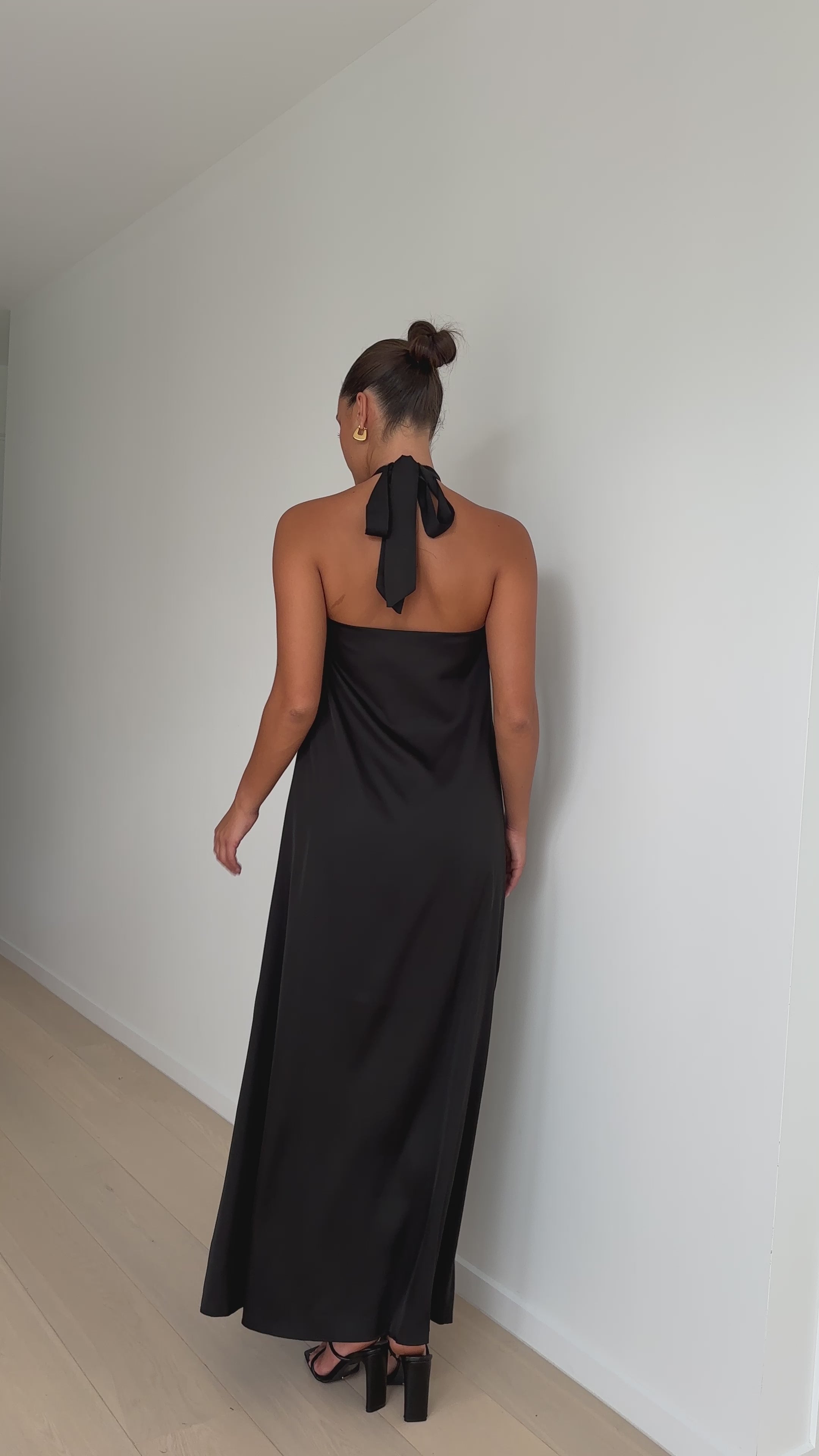 Monique Maxi Dress - Black - Billy J