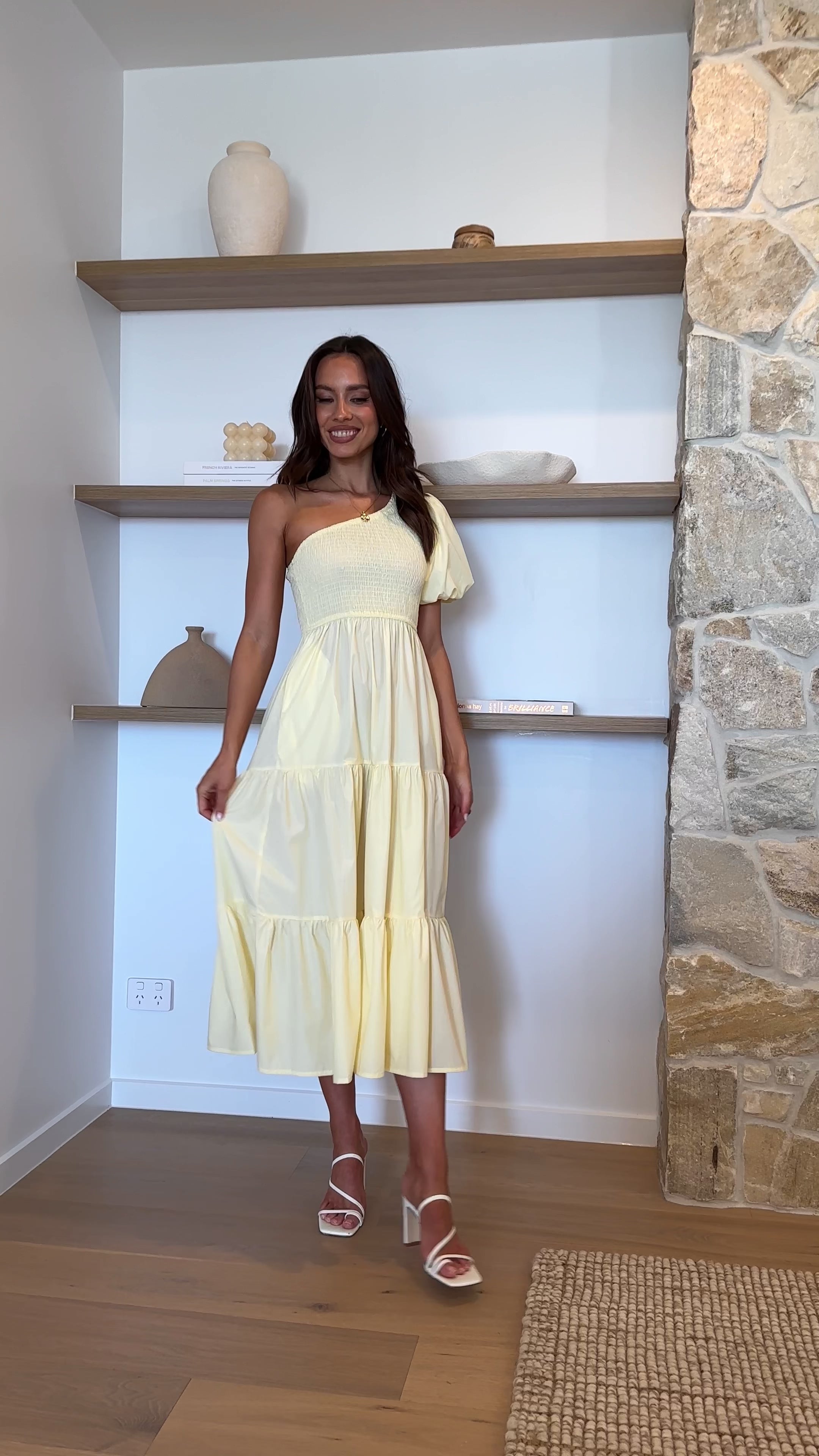 Frankie Maxi Dress - Yellow - Billy J